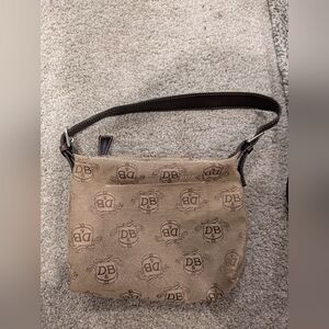 DOONEY & BOURKE Donegal Crest Tan Logo Leather Strap Jacquard vi